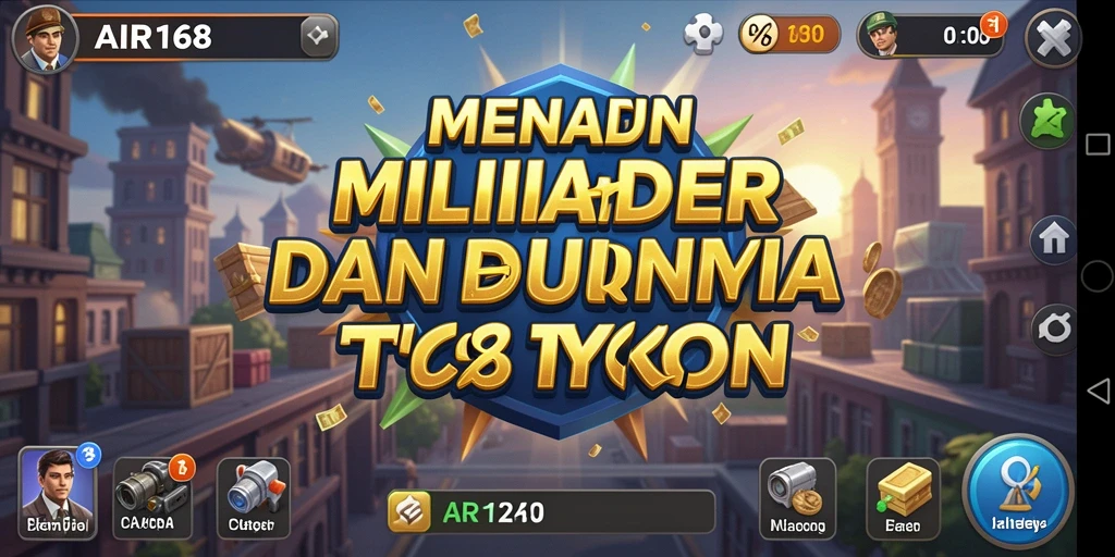 Tampilan gameplay menarik dari AIR168 yang menantang pemain.