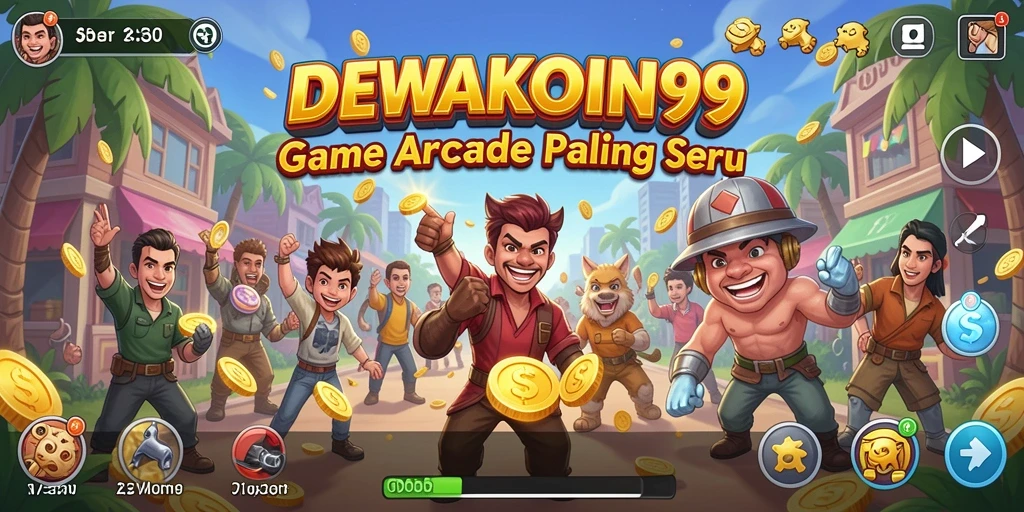 Tampilan gameplay seru dan penuh warna dari DEWAKOIN99.
