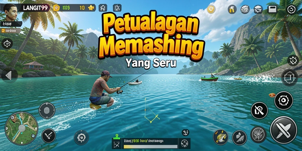 Screenshot game LANGIT99 menunjukkan visual memancing yang menakjubkan.
