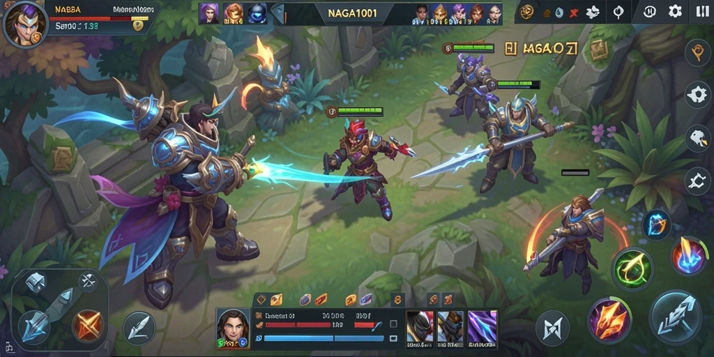 Tampilan gameplay menarik dari NAGA1001 dengan aksi seru.