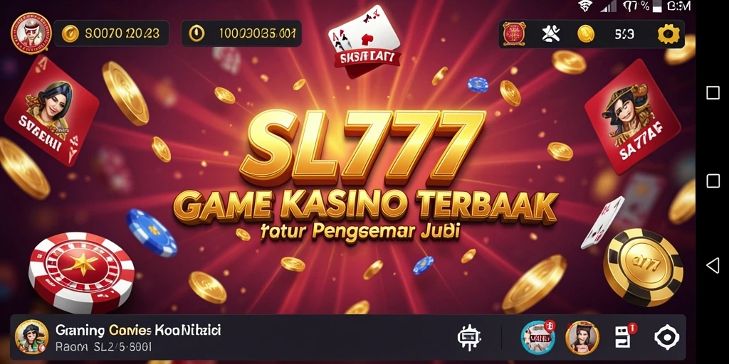 Screenshot gameplay SL777 menampilkan pengalaman kasino yang menarik dan memukau.